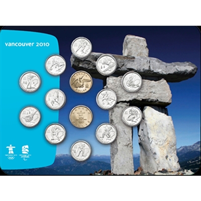 2010 Canada Inukshuk Coin Collector Board