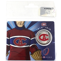 2009 Canada 50-cents Montreal Canadiens Jersey Coin in Card (1915-1916) #3 of 6