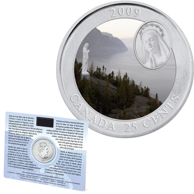 2009 Canada 25-Cent Notre-Dame Du Saguenay