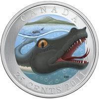 2011 25-cent Canadian Mythical Creatures - Memphre