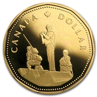 1995 Canada Peacekeeping Proof Dollar in original Mint packaging