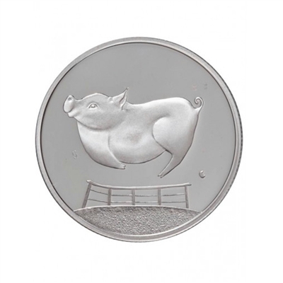 2002 Canada 50-ct Folklore - The Pig that Wouldn't Get Over the Stile