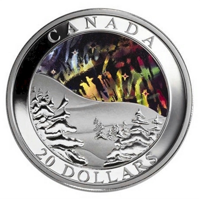 2004 Canada $20 Natural Wonders Series - Aurora Borealis (No Tax)