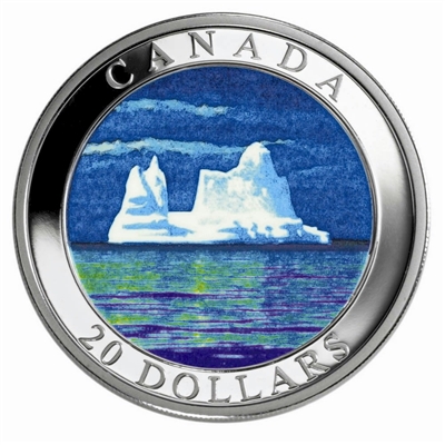 RDC 2004 Canada $20 Natural Wonders - Iceberg Hologram Coin (No Tax) Impaired