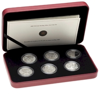 RDC 2005 Canada 50-cent Battle of Britain 6-coin Sterling Silver Set- Impaired