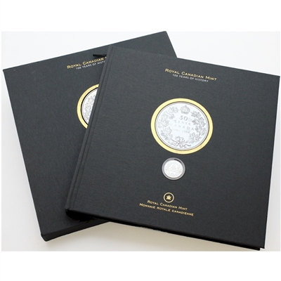 2008 Canada RCM 100 Years of History Book with Sterling Silver 50-cent
