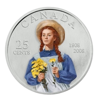 1908-2008 Canada 25-cent 100th Anniversary of Anne of Green Gables