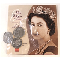Once Upon a Time 5-coin Keepsake Booklet Queen Elizabeth II's 50 Year Reign