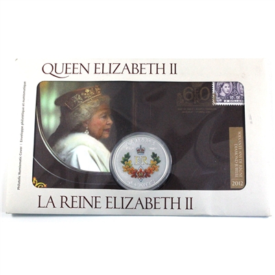 2012 Canada 50-cent Queen's Diamond Jubilee - Royal Cypher First Day Cover