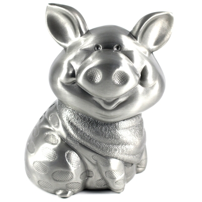 Money Bank: Pig with Bandana. Bring home the bacon with this money bank!