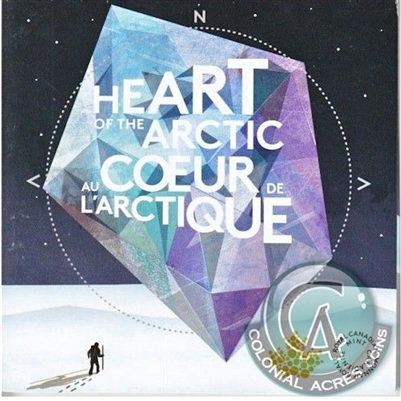 2013 Canada Heart of the Arctic 25-cent 4-coin Set (Folder may have light wear)