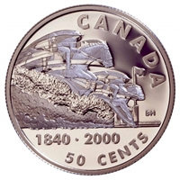 2000 Canada 50-cent First Steeplechase Race BNA Sterling Silver