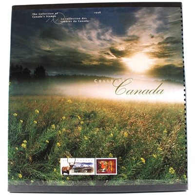 1998 Canada Post Annual Souvenir Collection of Stamps in Book (Light wear)