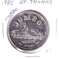 1985 St. Thomas, ON, Trade Dollar Token: Centennial of Jumbo's Death