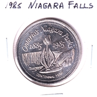 Niagara Falls, Ontario, 1985 Trade Dollar Token: Niagara Parks Centennial