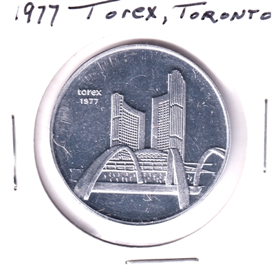 1977 Interbranch International Mint Medallion by Torex (May be scratched, scuffed)