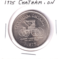 1975 Chatham, ON, Souvenir Dollar: Milner's Carriage Works Top Auto Seat