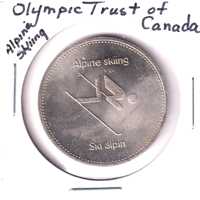 (1980) Olympic Trust of Canada Medallion: Alpine skiing (Spots)
