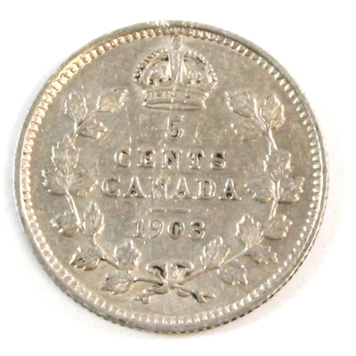 1903 Canada 5-cents Very Fine (VF-20)