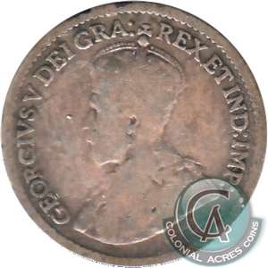 1912 Canada 5-cents Good (G-4)