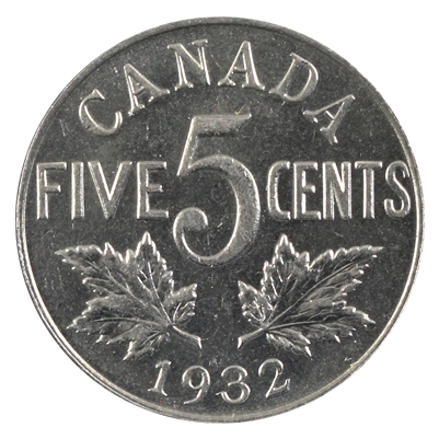 1932 Canada 5-cents AU-UNC (AU-55) $