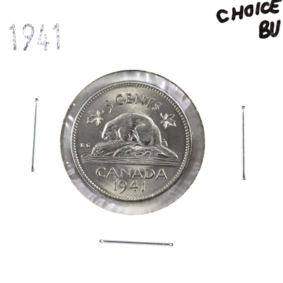 1941 Canada 5-cents Choice Brilliant Uncirculated (MS-64) $