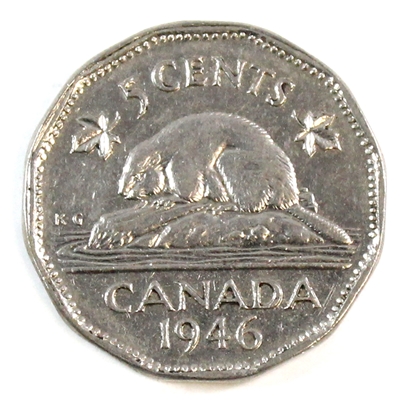 1946 Canada 5-cents VF-EF (VF-30)