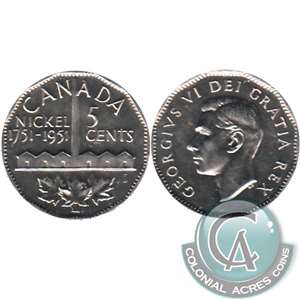 1951 Refinery Canada 5-cents AU-UNC (AU-55)