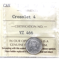 1874H Crosslet 4 Canada 5-cents ICCS Certified VF-20