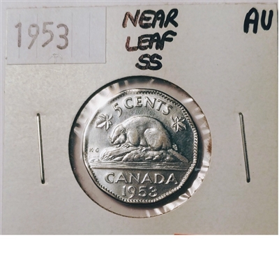 1953 SS Canada 5-cents Almost Uncirculated (AU-50)