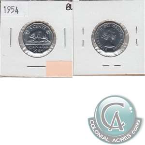 1954 Canada 5-cents Brilliant Uncirculated (MS-63)