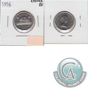 1956 Canada 5-cents Choice Brilliant Uncirculated (MS-64)
