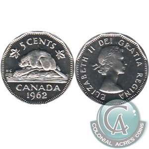 1962 Canada 5-cents Proof Like
