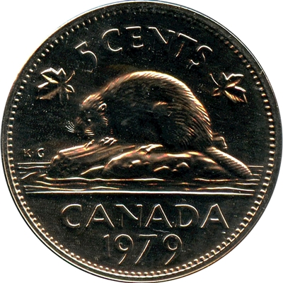 1979 Canada 5-cents Proof Like