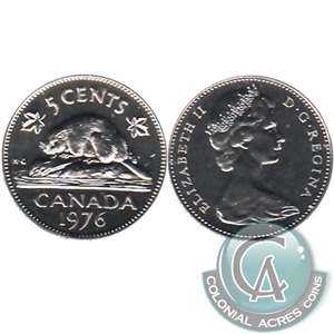 1976 Canada 5-cents Proof Like