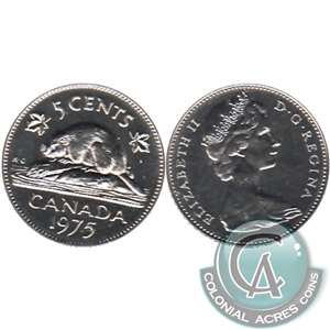 1975 Canada 5-cents Proof Like