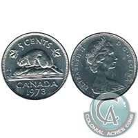 1973 Canada 5-cents Brilliant Uncirculated (MS-63)