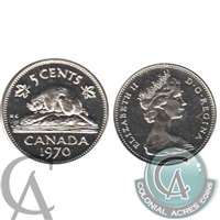 1970 Canada 5-cents Proof Like