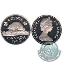1982 Canada 5-cents Proof