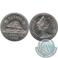 1982 Canada 5-cents Brilliant Uncirculated (MS-63)