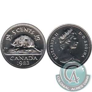 1983 Canada 5-cents Proof Like