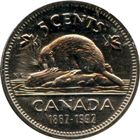1992 Canada 5-cents Proof