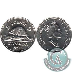 1994 Canada 5-cents Brilliant Uncirculated (MS-63)
