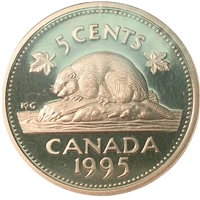 1995 Canada 5-cents Proof