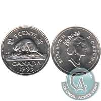 1995 Canada 5-cents Brilliant Uncirculated (MS-63)