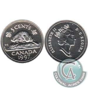 1997 Canada 5-cents Silver Proof