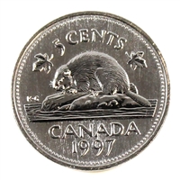 1997 Canada 5-cents Proof Like