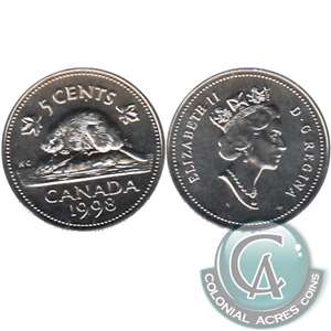 1999 Canada 5-cents Brilliant Uncirculated (MS-63)