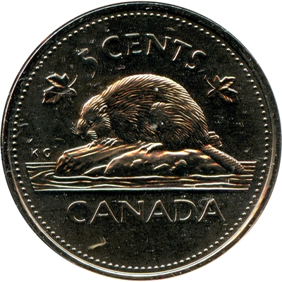 2002P Canada 5-cents Proof Like