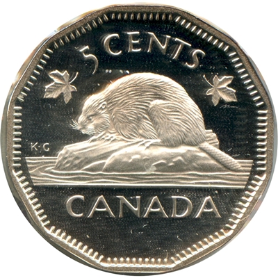2003 Coronation (1953-2003) Canada 5-cents Silver Proof